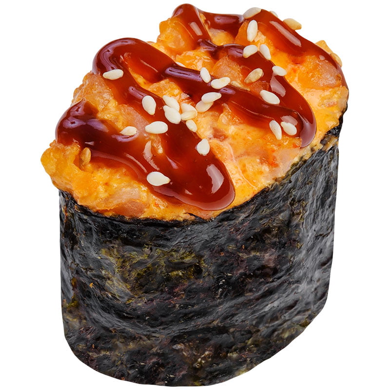 картинка Запеченные суши с лососем от магазина Sushi-Love